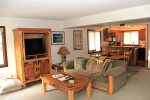 Mammoth Lakes Rental Sunrise 32 - Living Room, Dining Area and 